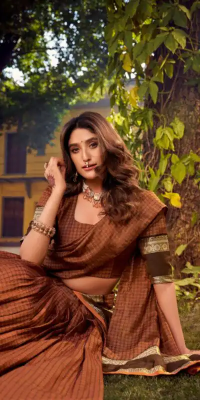 LNB 1900 Orange Color Chettinad Cotton Chex Zari Work Lehenga Choli . Now at just ₹3249. Delivery 4-6 Working Days. Shop now. | Lehenga, Bollywood Lehenga, Creative Lehenga, Designer Lehenga, Embroidered Lehenga, Party Wear Lehenga