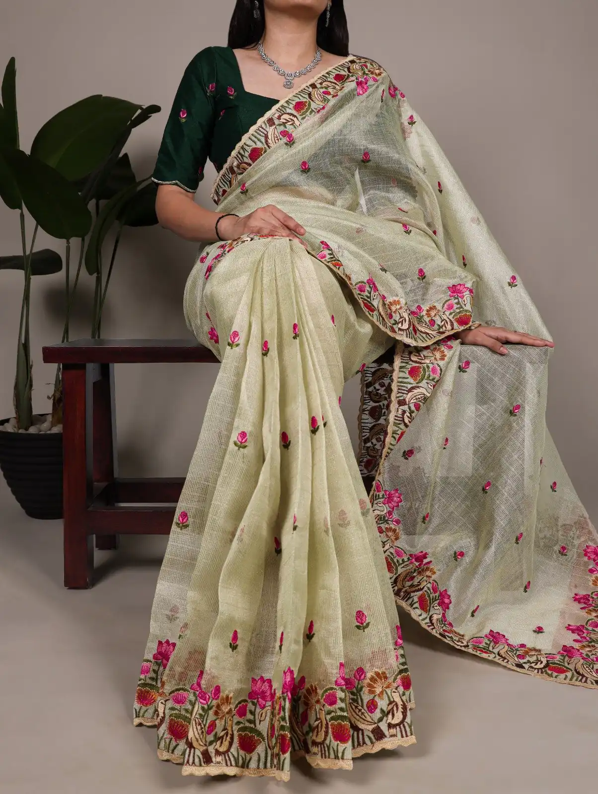 YNF 7400 Pista Zari Kota Tissue Saree Perfect for Wedding, Party, Mehendi, Housewarming, Haldi – . Special Price ₹3299. Delivery 4-6 Working Days. | Designer Sarees, Sarees, Bollywood Sarees, Creative Sarees, Embroidered Sarees, Ethnic Saree, Modern Digital sarees, Party Wear Sarees