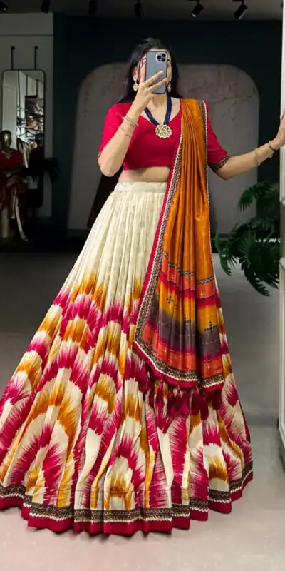 LNB 1247 Red Color Taser Silk Printed Lehenga Choli Wedding, Party, Festive, Events Etc. Delivery 4-6 Working Days Rs 2849 | Lehenga, Bollywood Lehenga, Creative Lehenga, Designer Lehenga, Embroidered Lehenga, Party Wear Lehenga