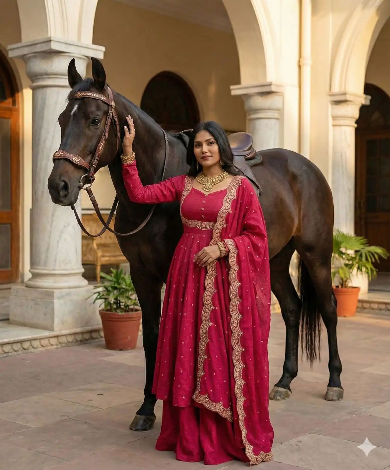 Pink Vichitra Silk Zari Embroidery Work Salwar Suit