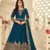 DS 1121 Tea Georgette Salwar Suit with Stone Work. Get it for ₹1999. Wedding, Party, Festive, Events, Delivery 4-6 Working Days. Shop now. | Gowns, Bollywood Gowns, Creative Gowns, Designer Gowns, Embroidered Gowns, Party Wear Gowns